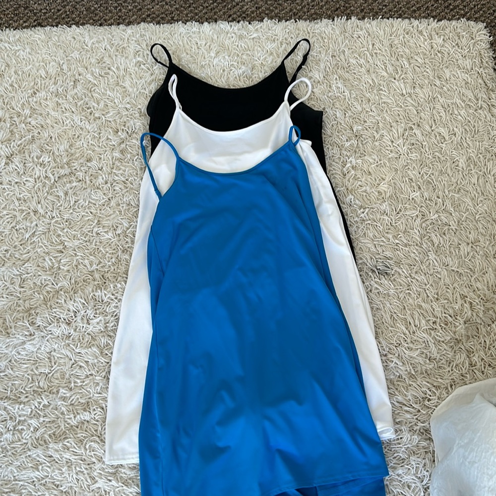 Who doesn’t love a bargain!? 3 pack of j crew athletic tank dresses.